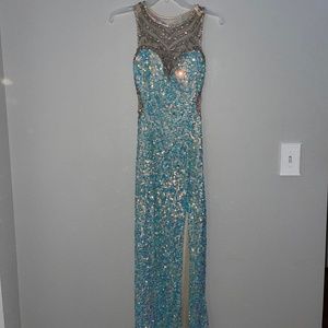 Light Blue Sequin dress